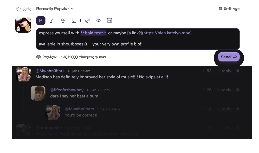 Keep the conversation going